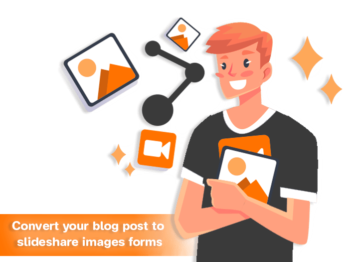Converteer uw blogpost naar Slideshare afbeeldingsformulieren