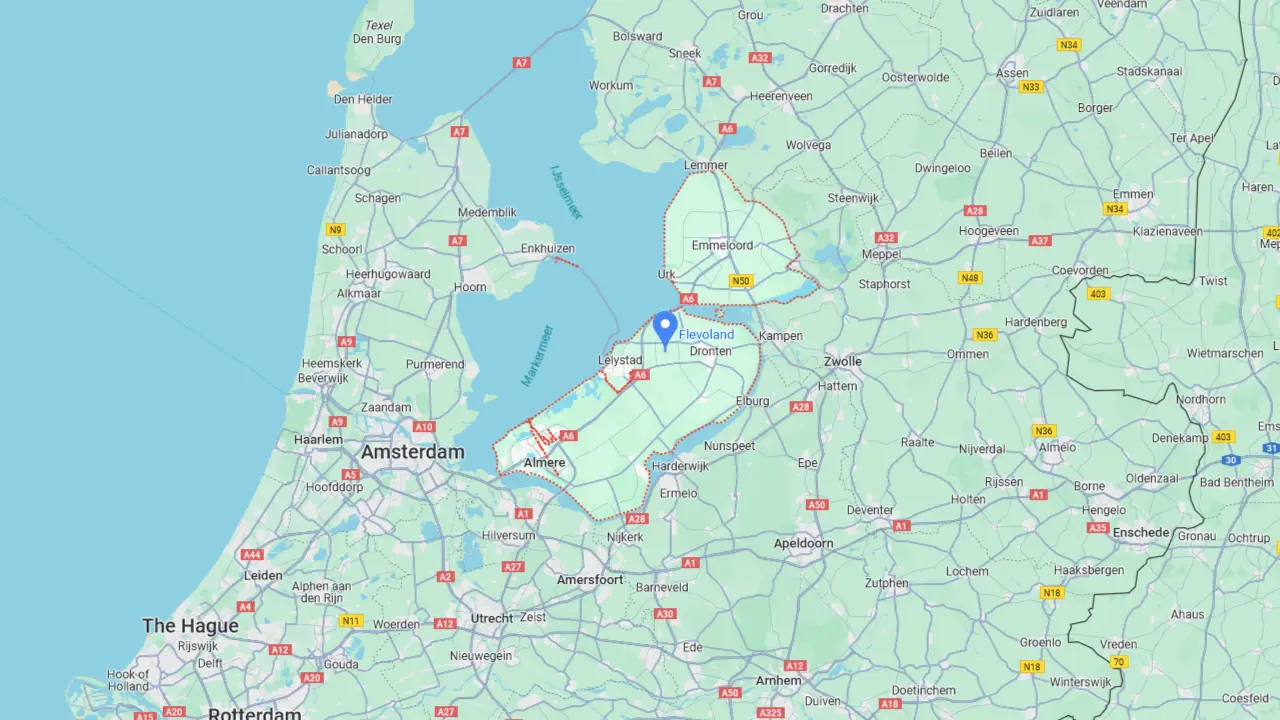 Lokaal adverteren in Flevoland Map