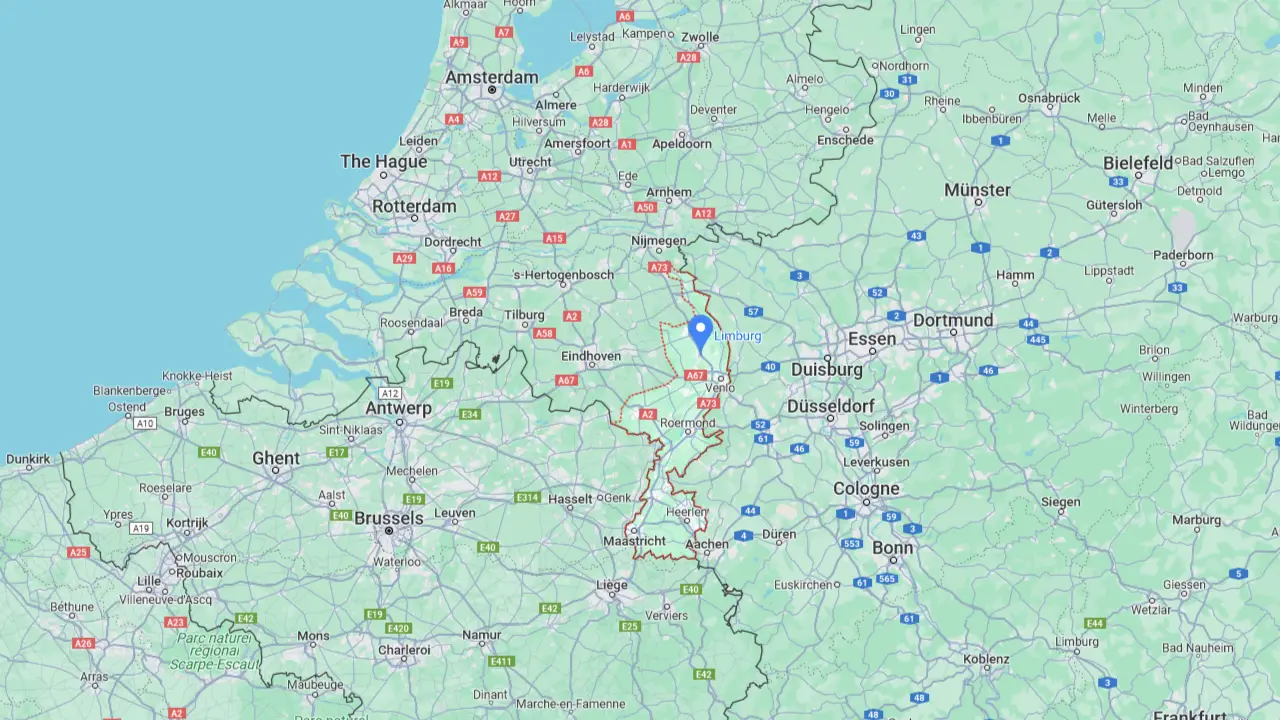 Lokaal adverteren in Limburg Map