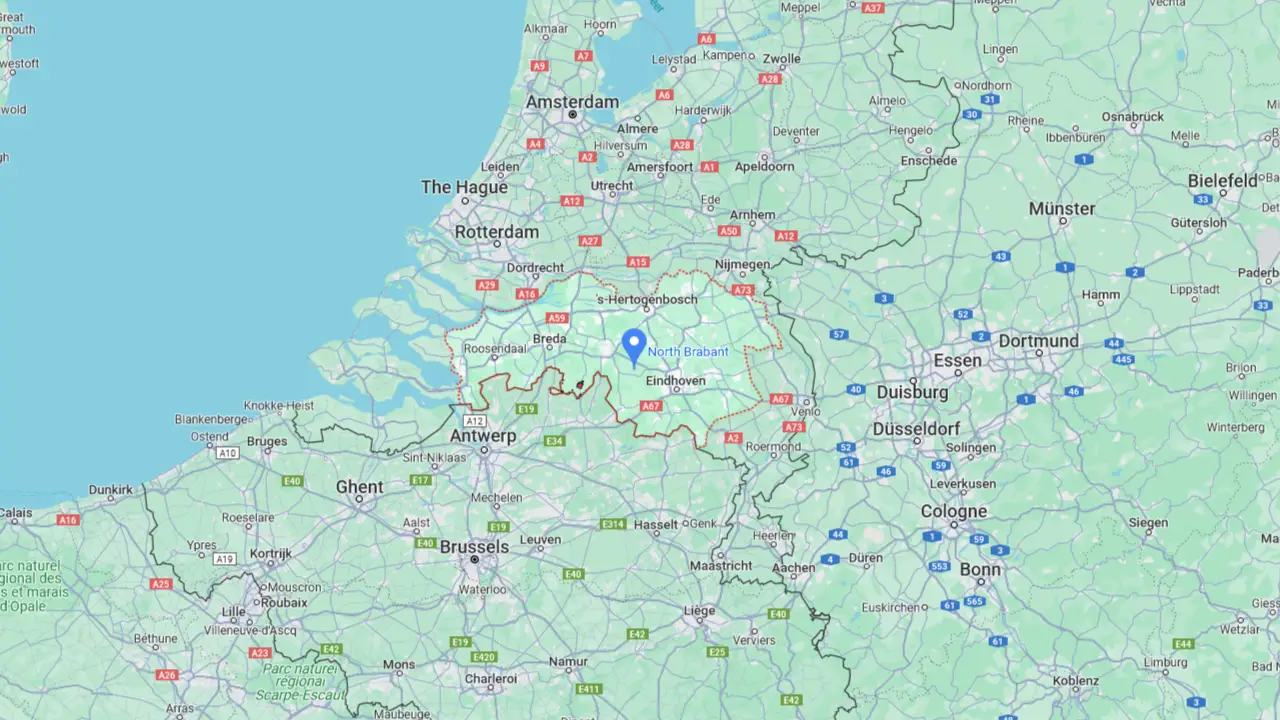 Lokaal adverteren in Noord Brabant Map