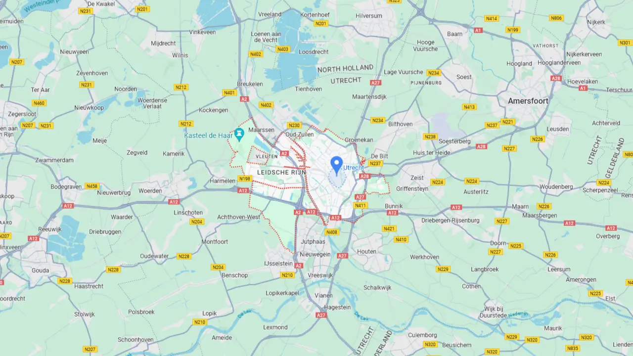 Lokaal adverteren in Utrecht Map