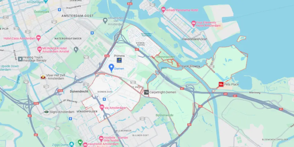 Diemen Map