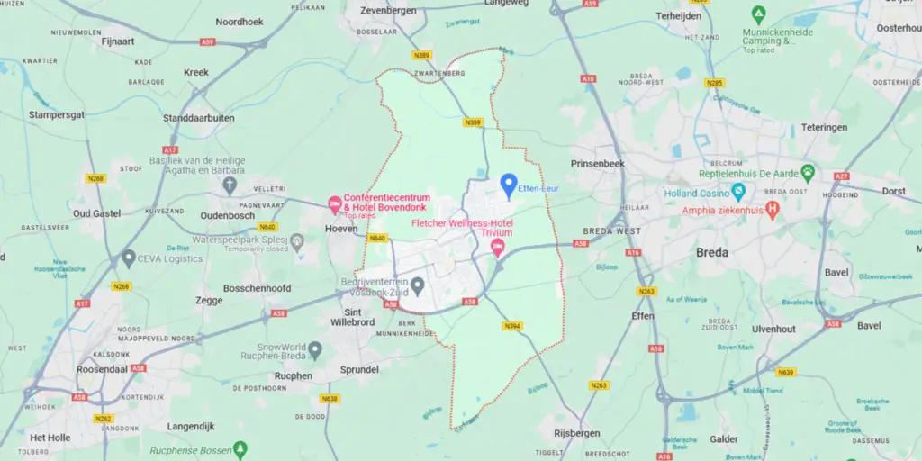 Etten-Leur Map