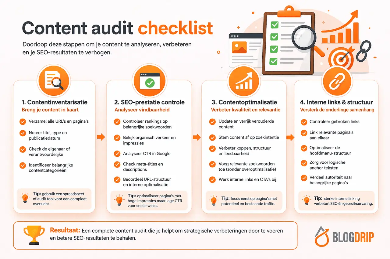 Content audit checklist