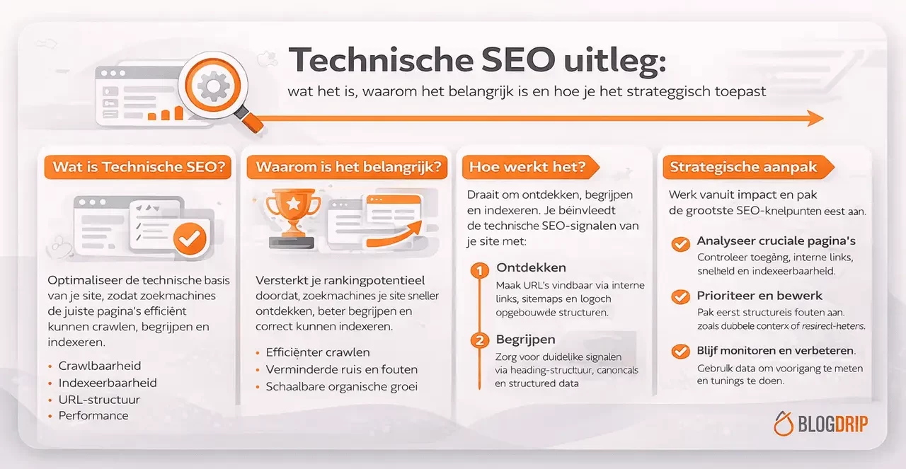 Technische SEO uitleg